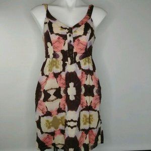 Lilka Anthropologie Boho Multicolored Mini Tank Dress